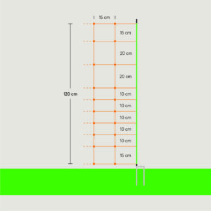 EURO Wolfnetz JUMBO (120 cm hoch, 50m lang)