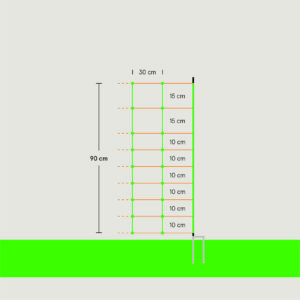 Euro Kombinetz Jumbo (90 cm hoch, 50 m lang)